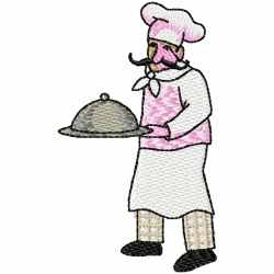 Chef Embroidery Design 5
